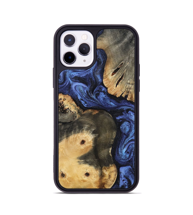 iPhone 11 Pro Wood Phone Case - Ward (Blue, 801387)