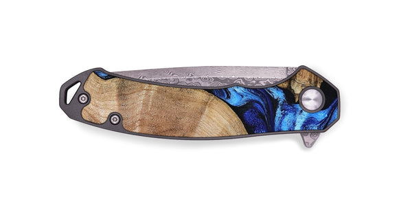 EDC Wood Pocket Knife - Jayceon (Blue, 801388)