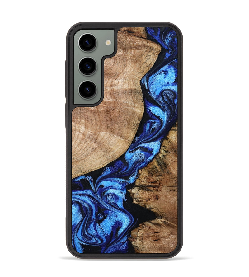 Galaxy S23 Plus Wood Phone Case - Jayceon (Blue, 801388)