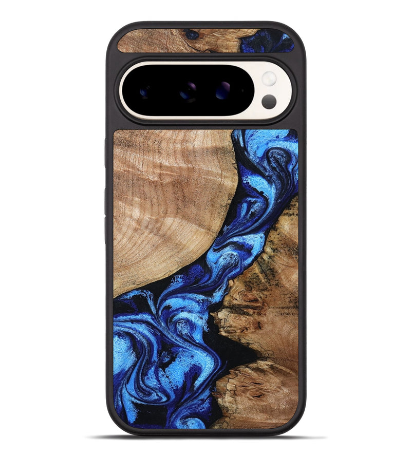 Pixel 9 Pro XL Wood Phone Case - Jayceon (Blue, 801388)
