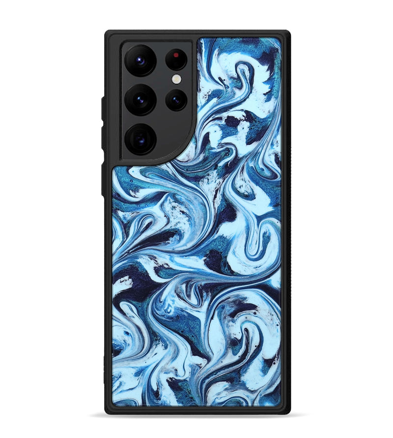 Galaxy S22 Ultra ResinArt Phone Case - Celine (Blue, 801391)