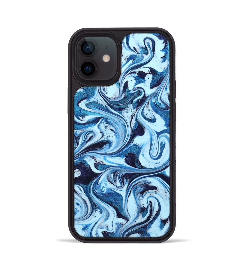iPhone 12 ResinArt Phone Case - Celine (Blue, 801391)