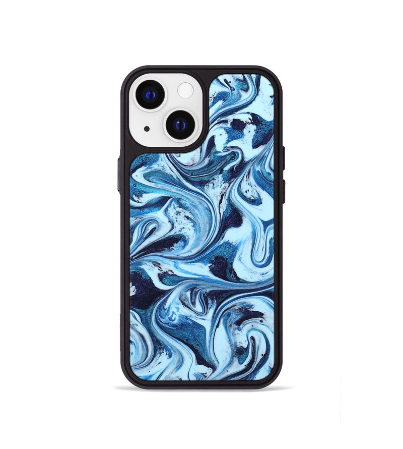 iPhone 13 mini ResinArt Phone Case - Celine (Blue, 801391)