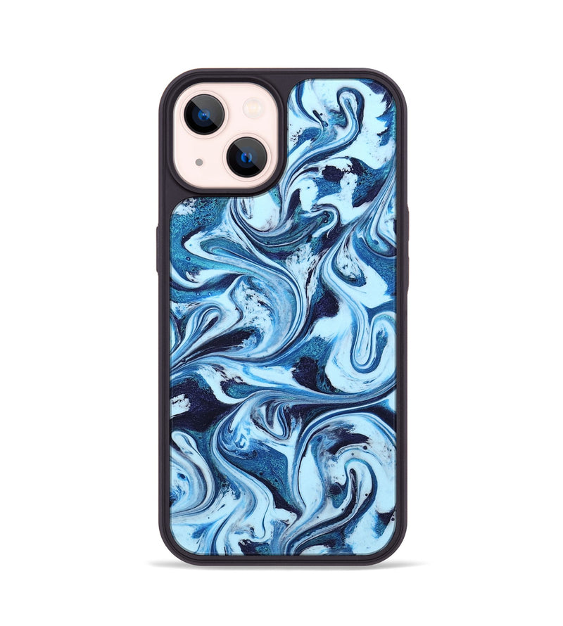 iPhone 14 ResinArt Phone Case - Celine (Blue, 801391)