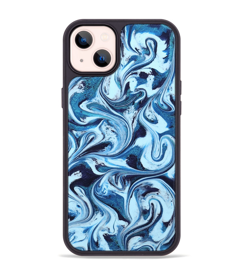 iPhone 14 Plus ResinArt Phone Case - Celine (Blue, 801391)