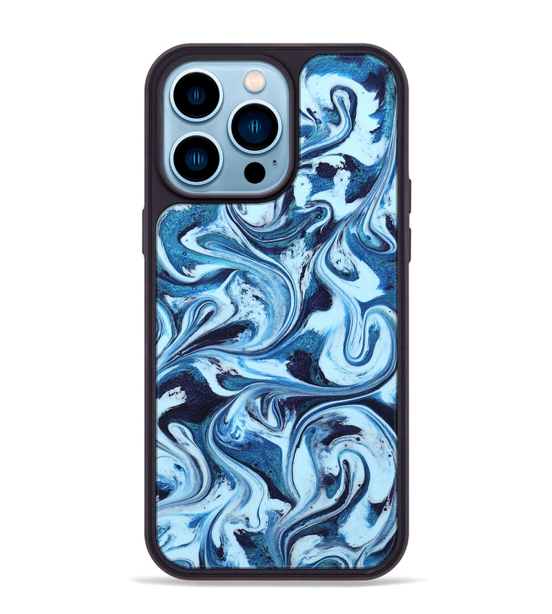 iPhone 14 Pro Max ResinArt Phone Case - Celine (Blue, 801391)
