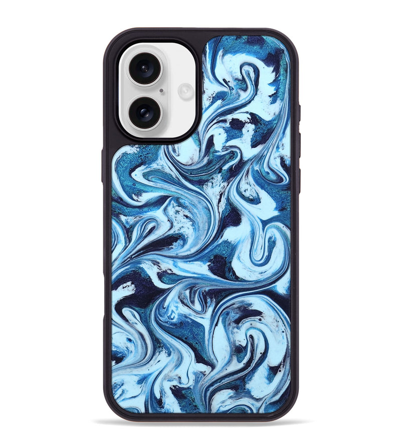 iPhone 16 Plus ResinArt Phone Case - Celine (Blue, 801391)