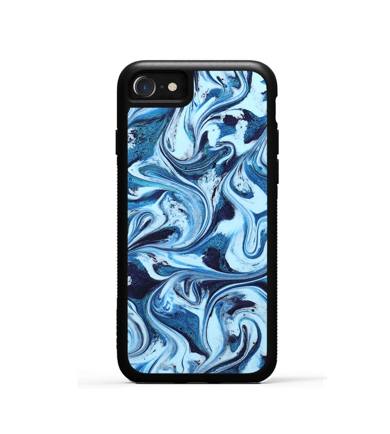 iPhone SE ResinArt Phone Case - Celine (Blue, 801391)