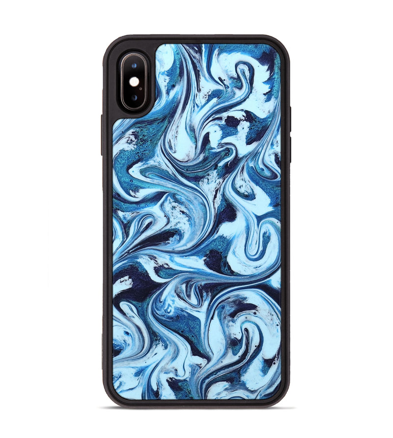 iPhone Xs Max ResinArt Phone Case - Celine (Blue, 801391)