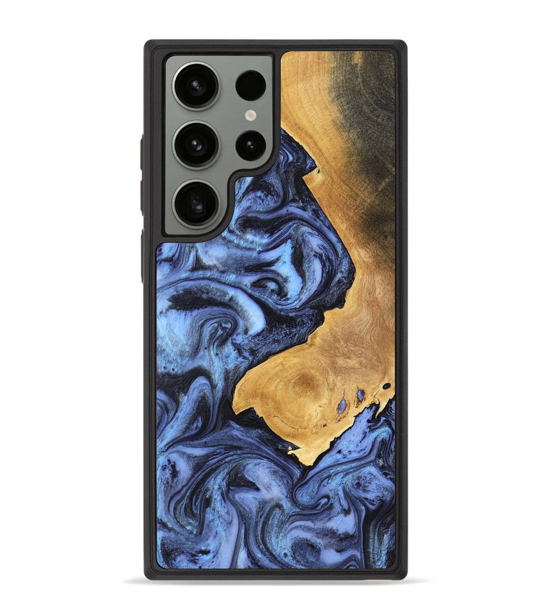 Galaxy S23 Ultra Wood Phone Case - Wyatt (Blue, 801393)