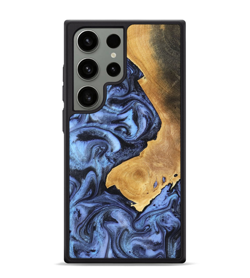 Galaxy S24 Ultra Wood Phone Case - Wyatt (Blue, 801393)