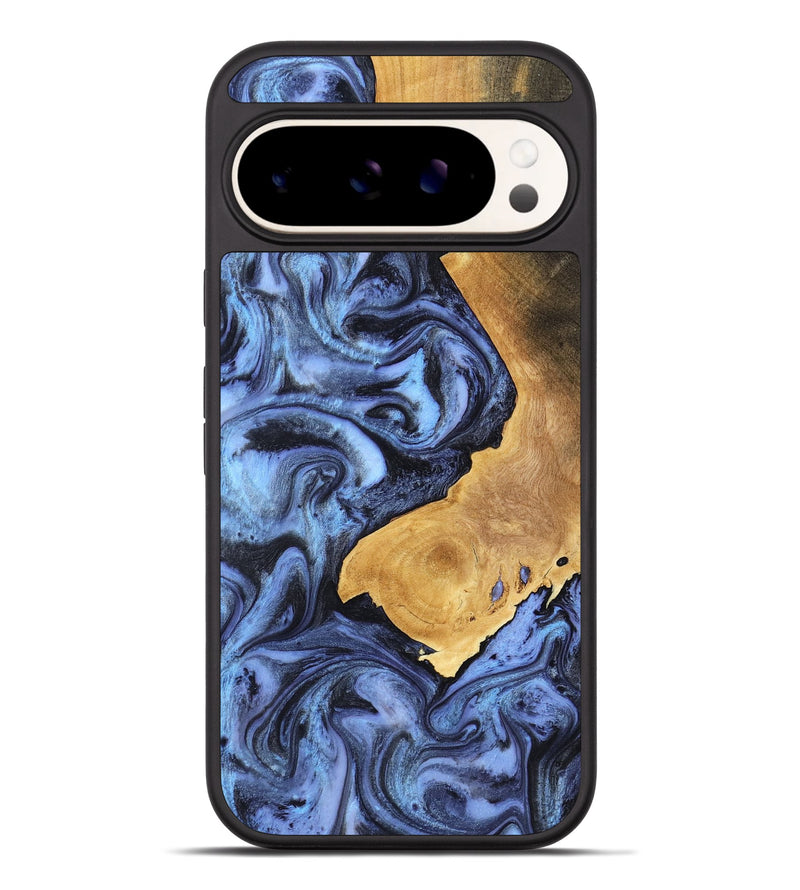 Pixel 9 Pro XL Wood Phone Case - Wyatt (Blue, 801393)