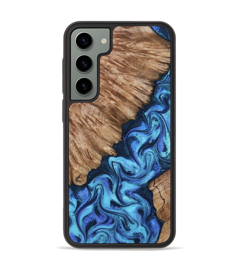 Galaxy S23 Plus Wood Phone Case - Juli (Blue, 801394)