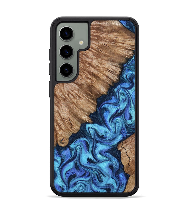 Galaxy S24 Plus Wood Phone Case - Juli (Blue, 801394)
