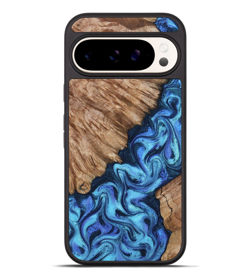 Pixel 9 Pro XL Wood Phone Case - Juli (Blue, 801394)