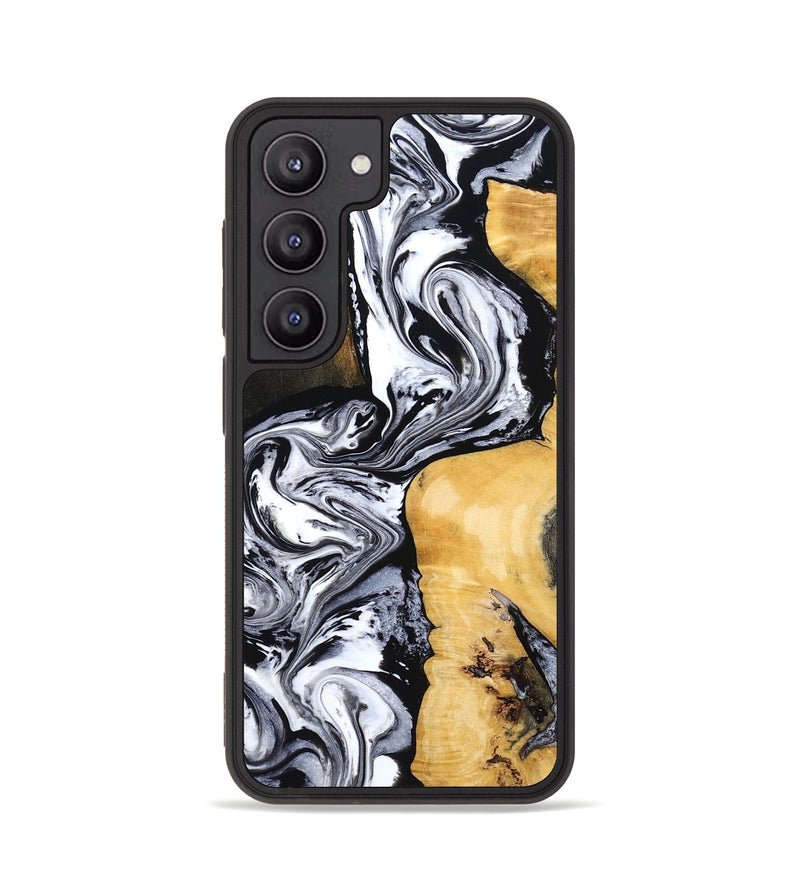 Galaxy S23 Wood Phone Case - Felecia (Black & White, 801395)