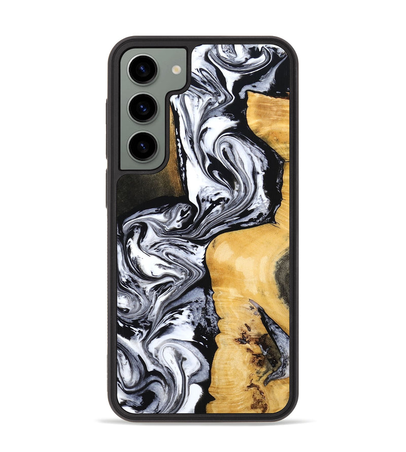 Galaxy S23 Plus Wood Phone Case - Felecia (Black & White, 801395)