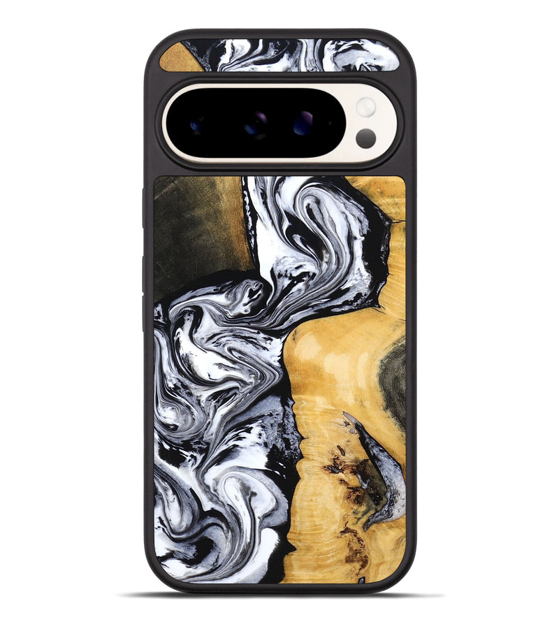 Pixel 9 Pro XL Wood Phone Case - Felecia (Black & White, 801395)