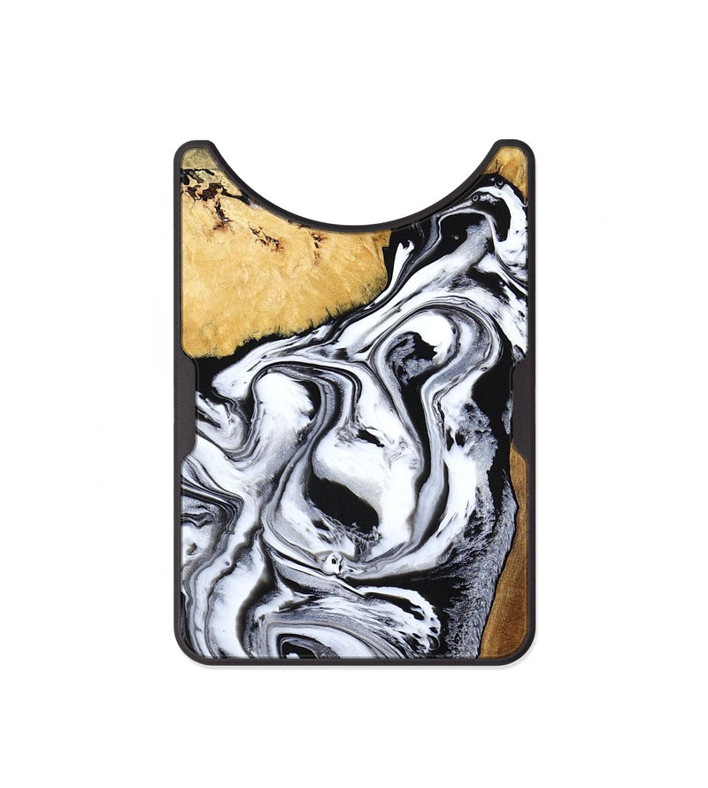 Alloy Wood Wallet - Saniyah (Black & White, 801396)