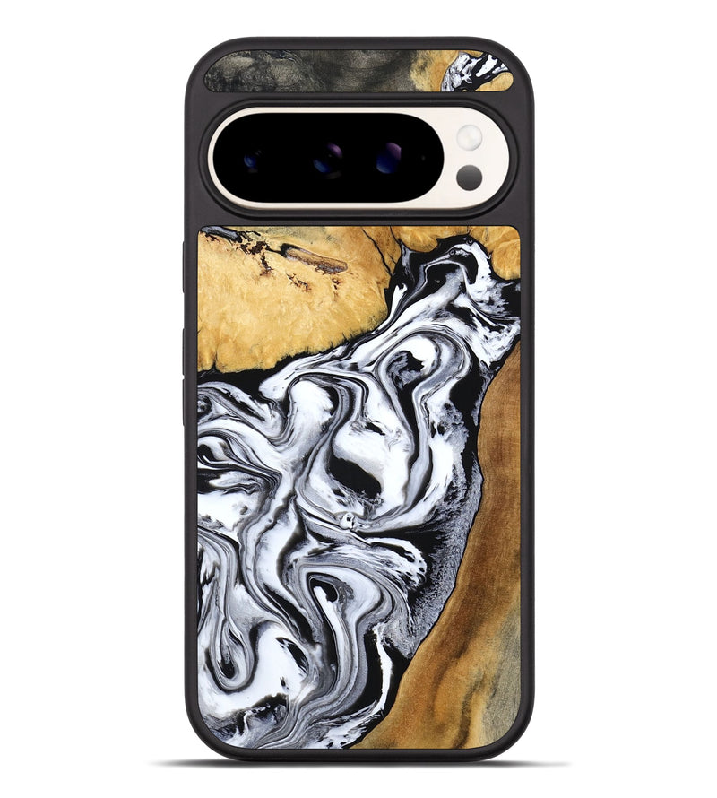 Pixel 9 Pro XL Wood Phone Case - Saniyah (Black & White, 801396)