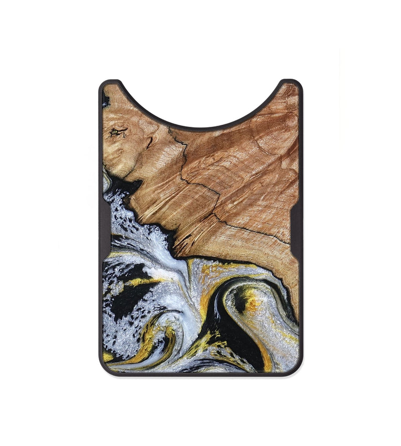 Alloy Wood Wallet - Ciera (Black & White, 801397)