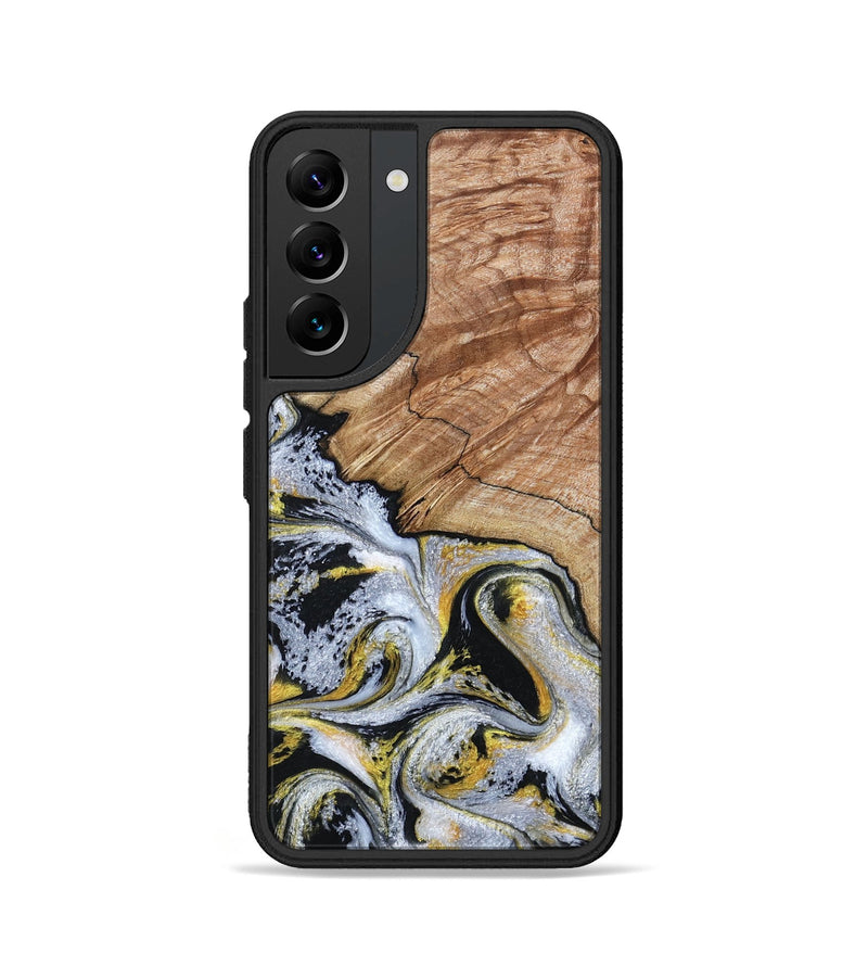 Galaxy S22 Wood Phone Case - Ciera (Black & White, 801397)