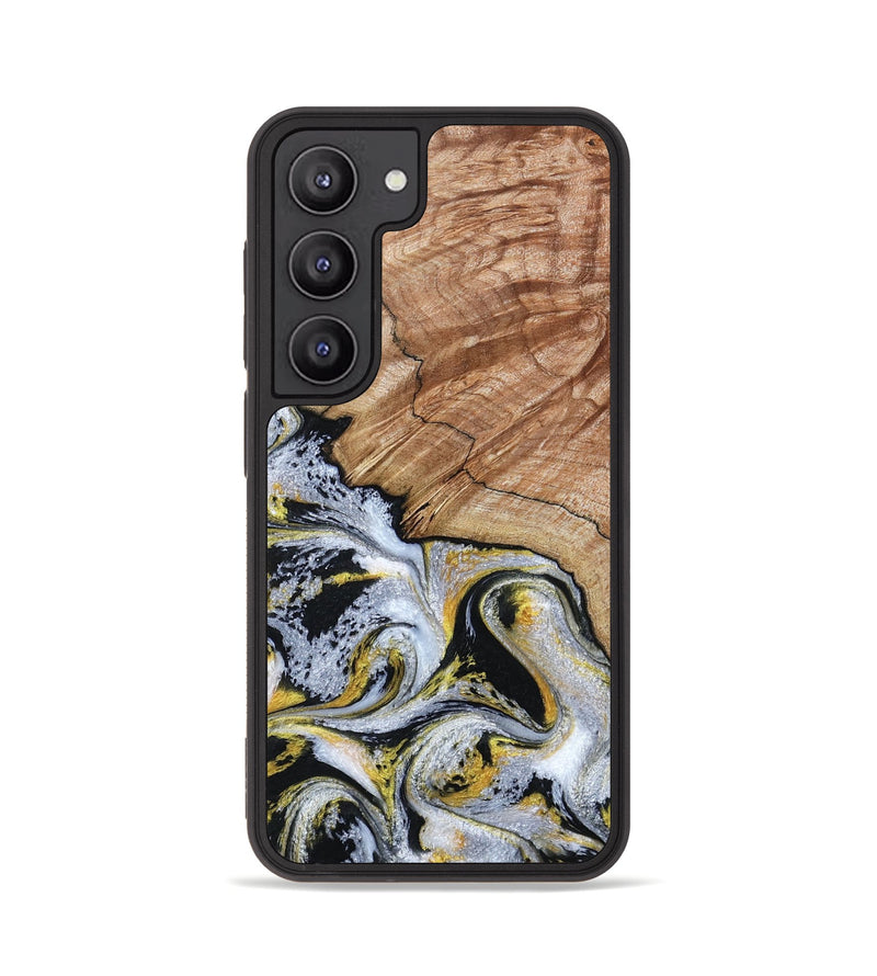 Galaxy S23 Wood Phone Case - Ciera (Black & White, 801397)