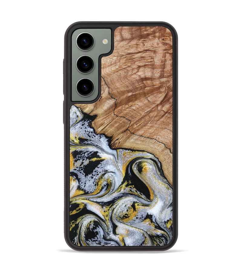 Galaxy S23 Plus Wood Phone Case - Ciera (Black & White, 801397)