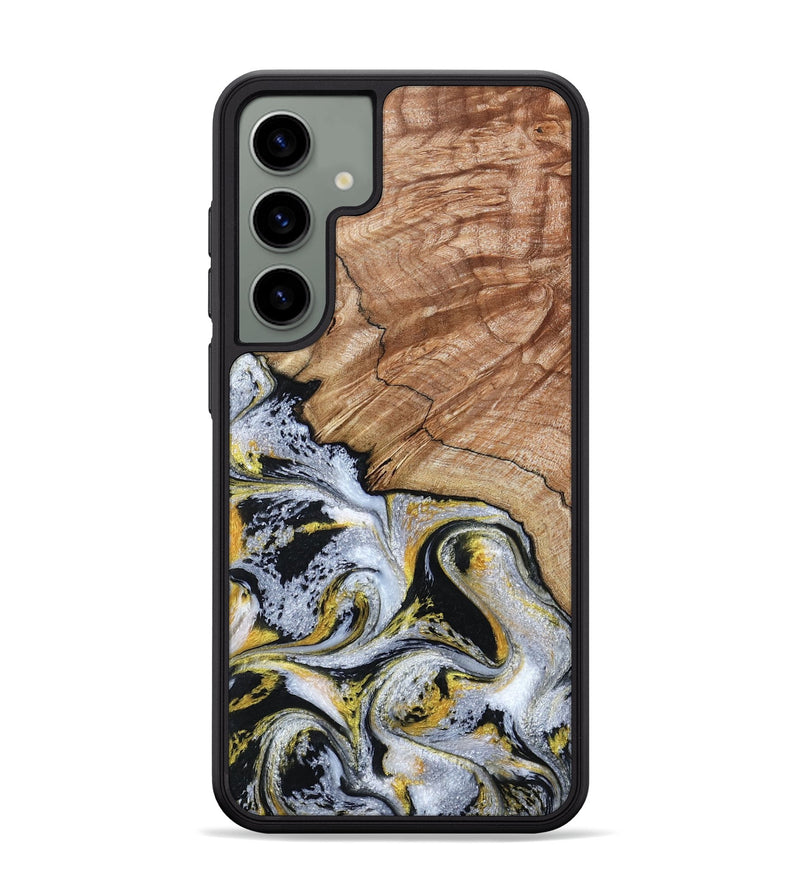 Galaxy S24 Plus Wood Phone Case - Ciera (Black & White, 801397)