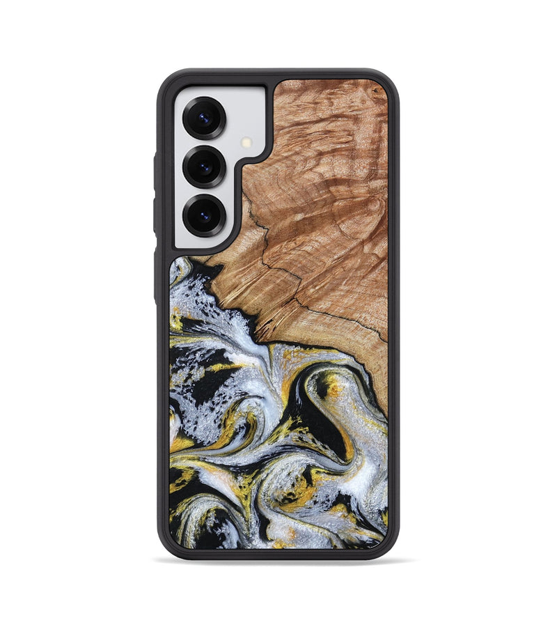 Galaxy S25 Wood Phone Case - Ciera (Black & White, 801397)