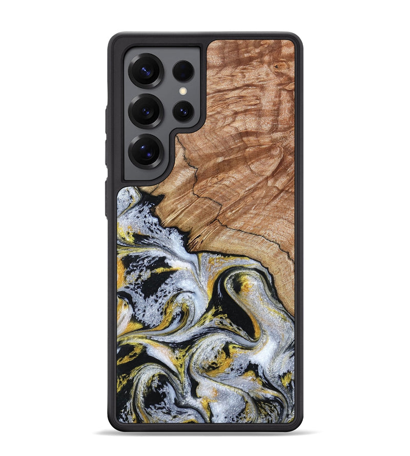 Galaxy S25 Ultra Wood Phone Case - Ciera (Black & White, 801397)