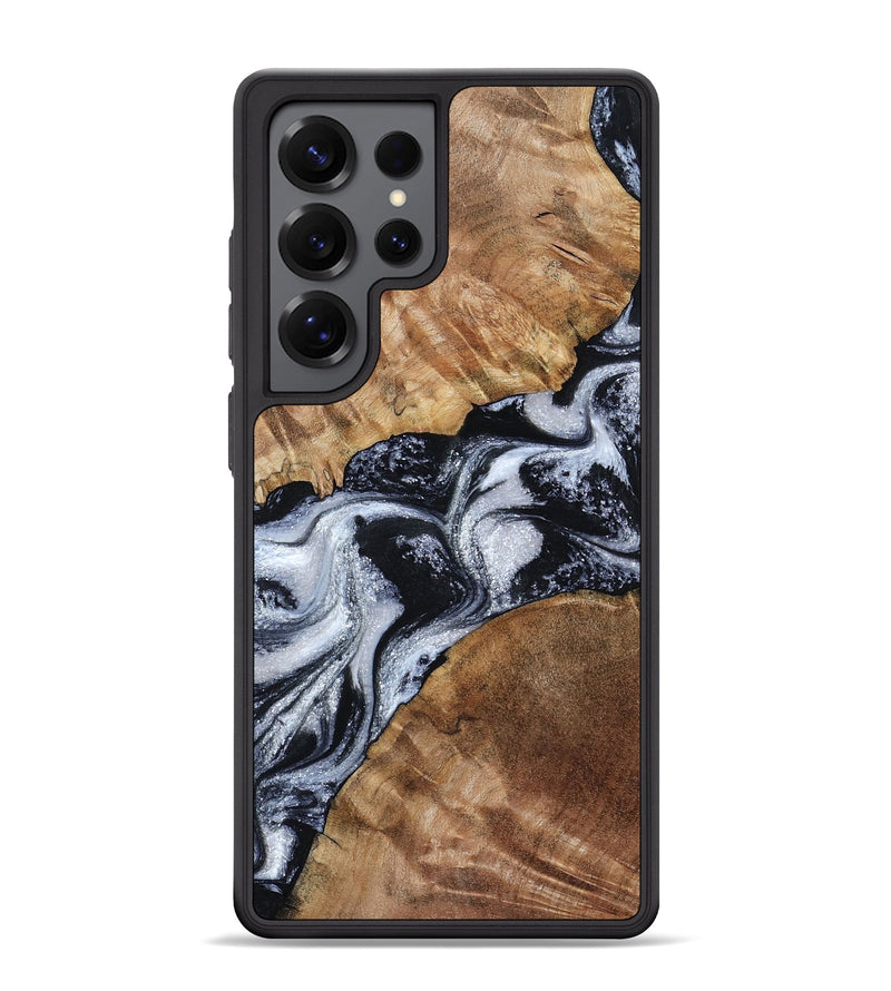 Galaxy S25 Ultra Wood Phone Case - Porter (Black & White, 801398)