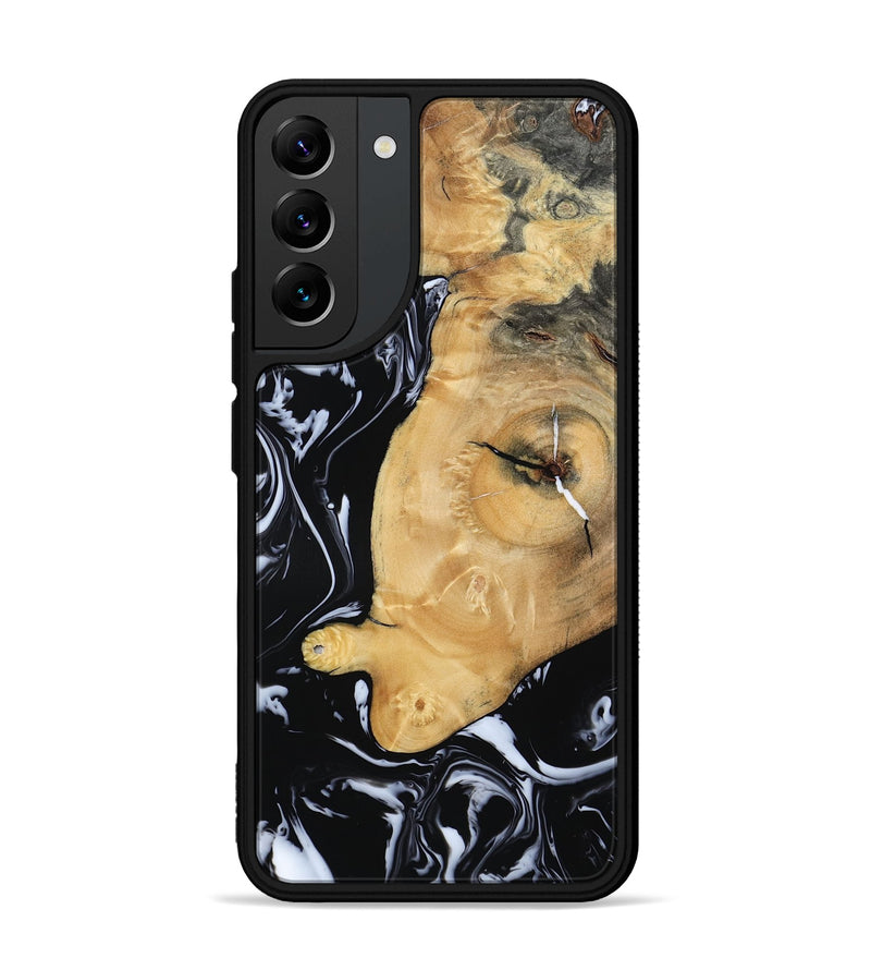 Galaxy S22 Plus Wood Phone Case - Areli (Black & White, 801400)