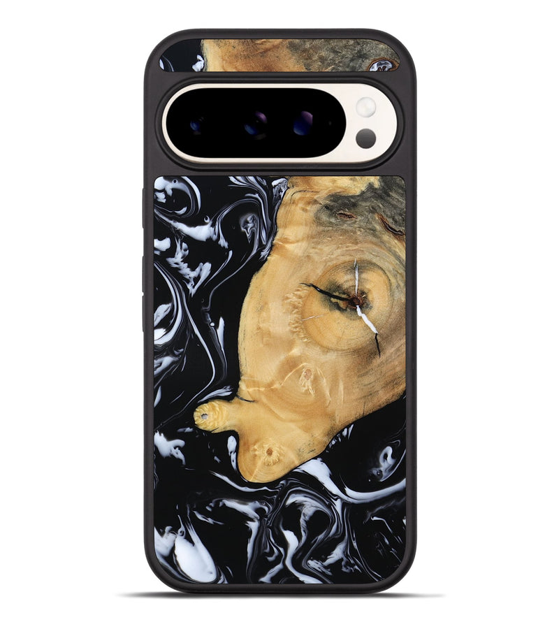 Pixel 9 Pro XL Wood Phone Case - Areli (Black & White, 801400)