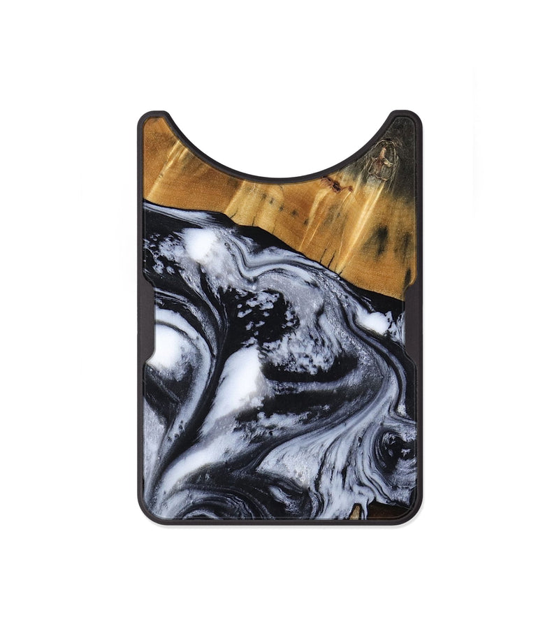 Alloy Wood Wallet - Olin (Black & White, 801402)