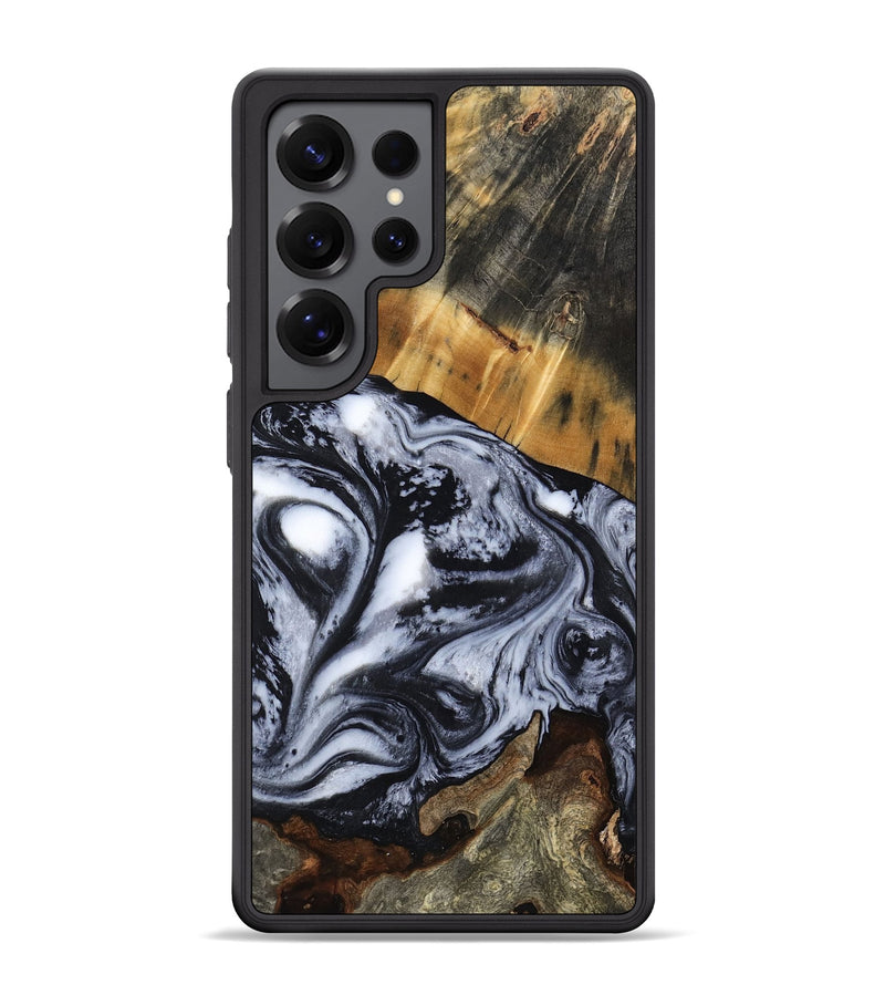 Galaxy S25 Ultra Wood Phone Case - Olin (Black & White, 801402)