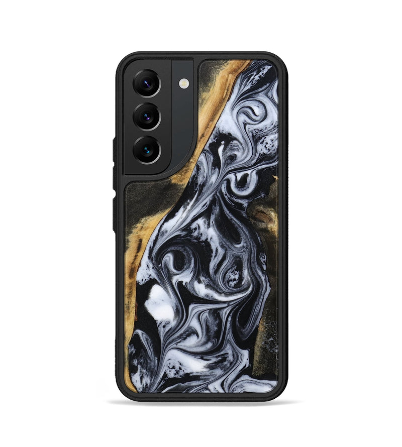 Galaxy S22 Wood Phone Case - Daryl (Black & White, 801403)