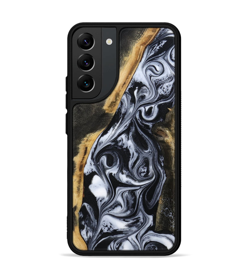 Galaxy S22 Plus Wood Phone Case - Daryl (Black & White, 801403)