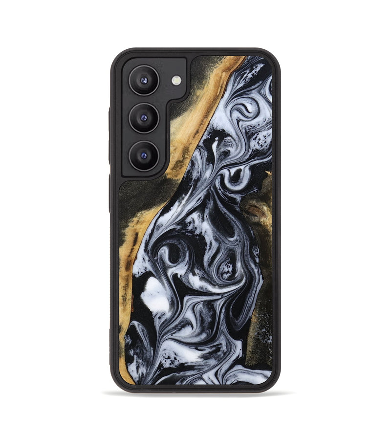 Galaxy S23 Wood Phone Case - Daryl (Black & White, 801403)