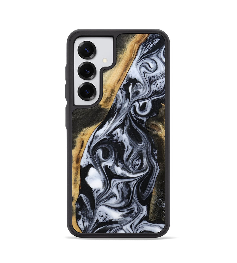 Galaxy S25 Wood Phone Case - Daryl (Black & White, 801403)