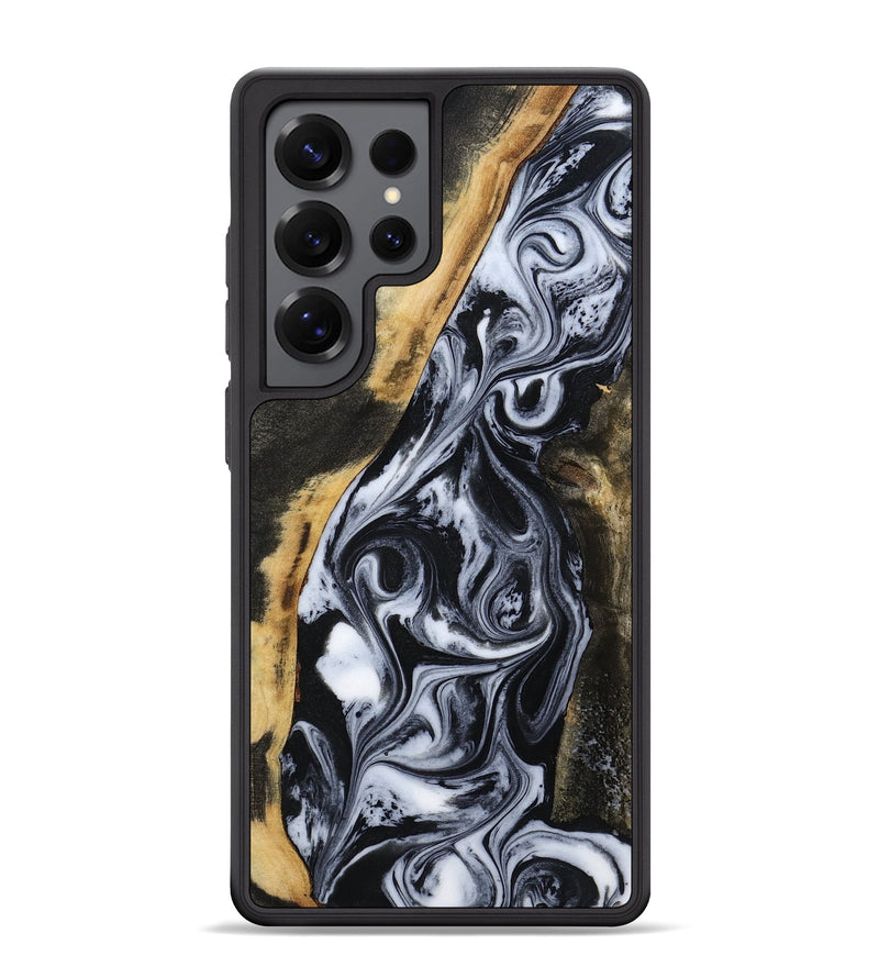 Galaxy S25 Ultra Wood Phone Case - Daryl (Black & White, 801403)