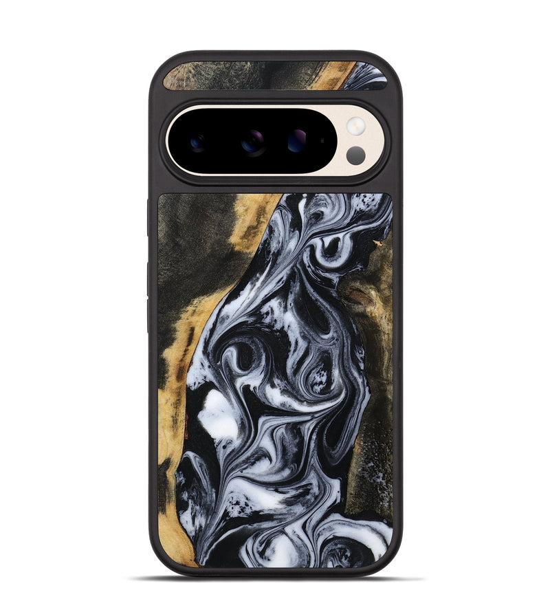 Pixel 10 Wood Phone Case - Daryl (Black & White, 801403)