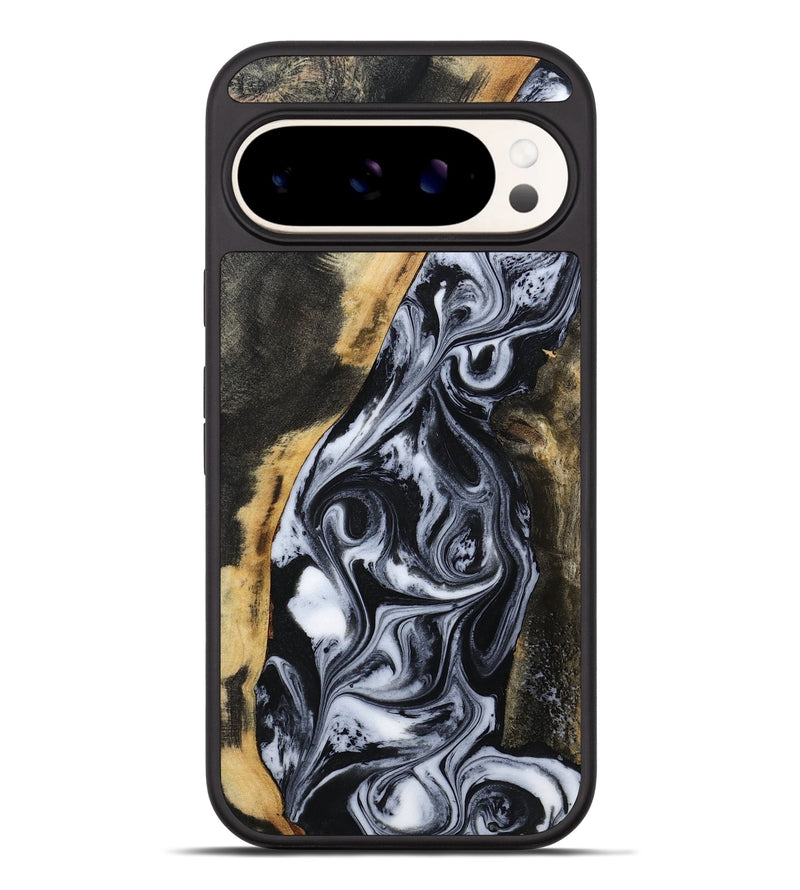Pixel 9 Pro XL Wood Phone Case - Daryl (Black & White, 801403)