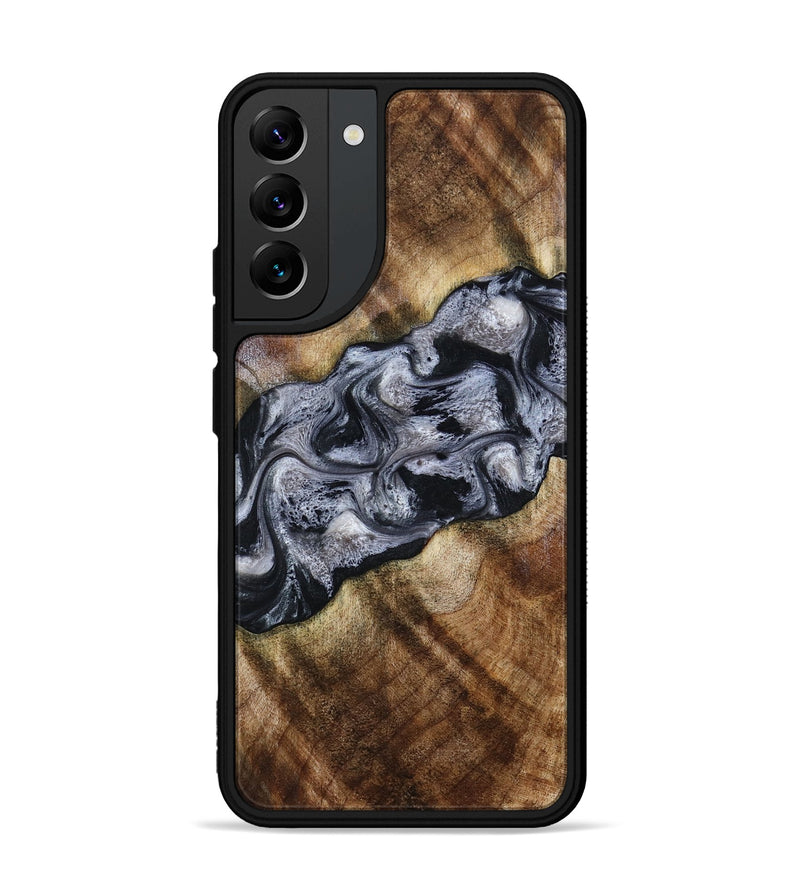 Galaxy S22 Plus Wood Phone Case - Yvette (Black & White, 801404)