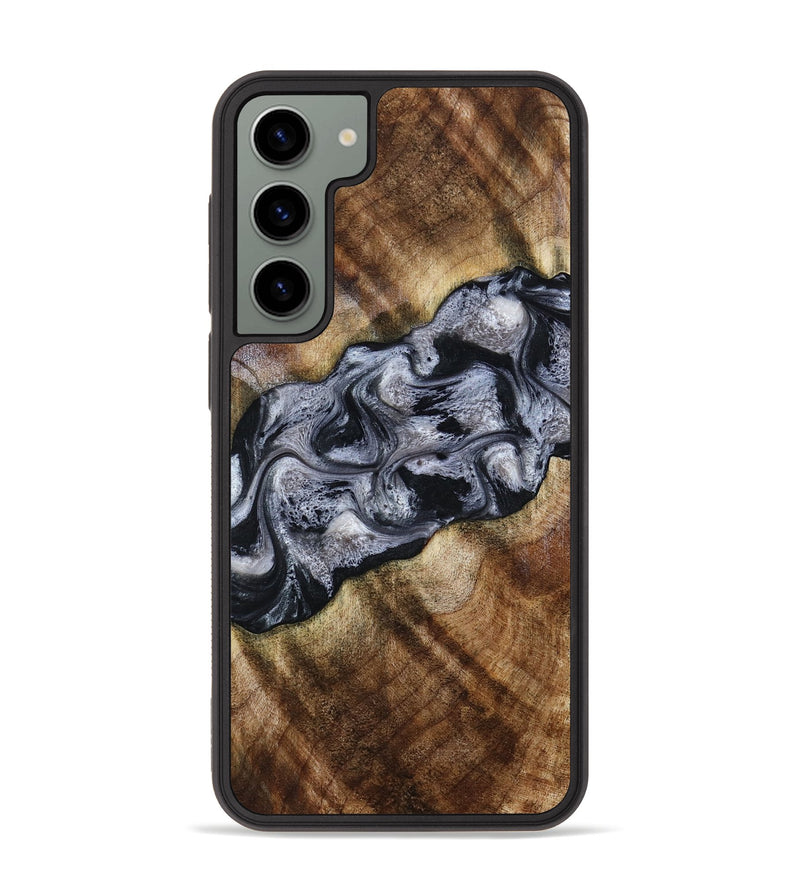 Galaxy S23 Plus Wood Phone Case - Yvette (Black & White, 801404)
