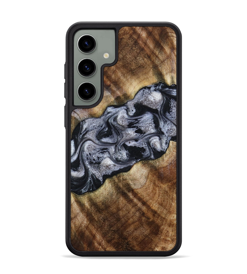 Galaxy S24 Plus Wood Phone Case - Yvette (Black & White, 801404)