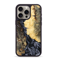iPhone 15 Pro Max Wood Phone Case - Ofelia (Black & White, 801405)