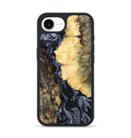 iPhone 16e Wood Phone Case - Ofelia (Black & White, 801405)