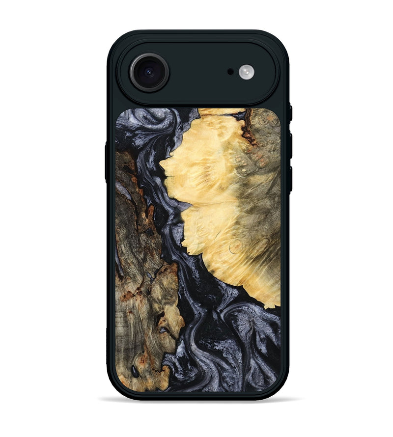 iPhone 17 Air Wood Phone Case - Ofelia (Black & White, 801405)