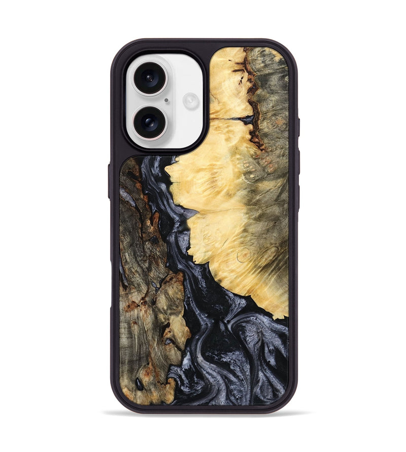 iPhone 17 Wood Phone Case - Ofelia (Black & White, 801405)